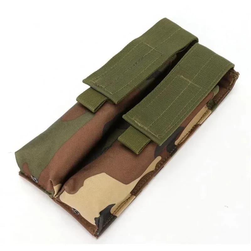 Tactical P90 Molle Double Magazine Pouch Outdoor Utility Hunting marsupio UMP Dump Drop Mag Holster Pouches