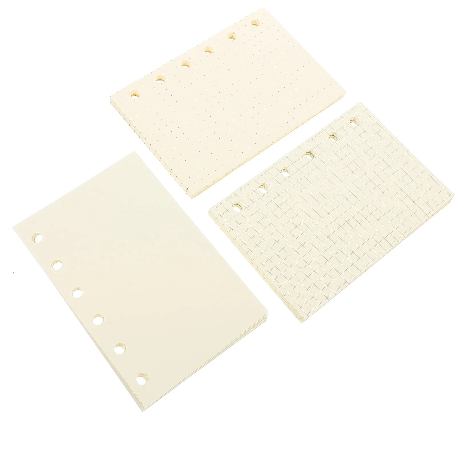 3 Libri di Ricarica per Planner, Fogli Sfusi per Quaderno, Ricariche di Carta a Righe, Inserti per Blocco Note per Diari, Pianificazione e Appunti