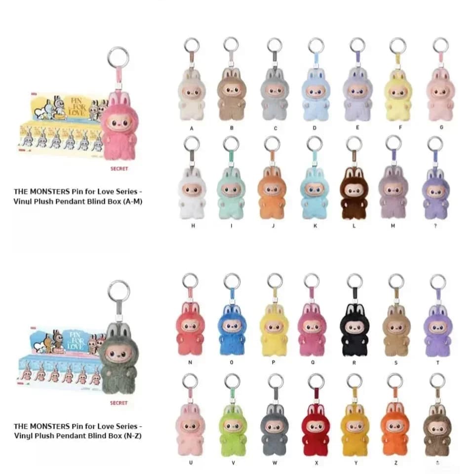 POP MART Labubu Pin for Love Series Blind Box The Monsters Guess Bag Anime Figure Ornaments Collection Doll Toys