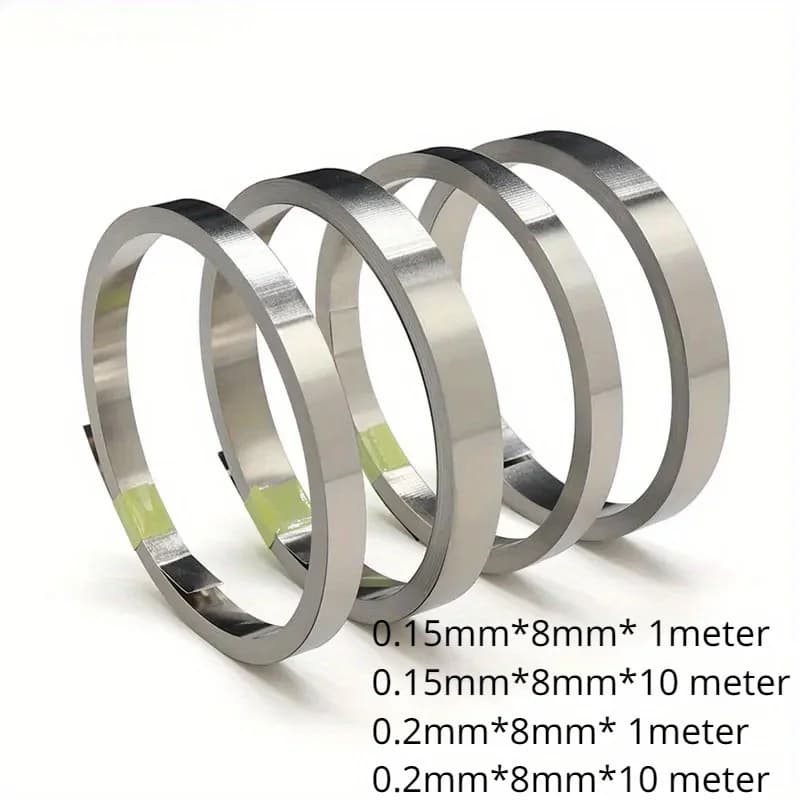 1m/10m 18650 Lithium Ion Battery Nickel Plated Plated Stainless Steel Belt Nickel Plated Connector Point welding machine Battery welding