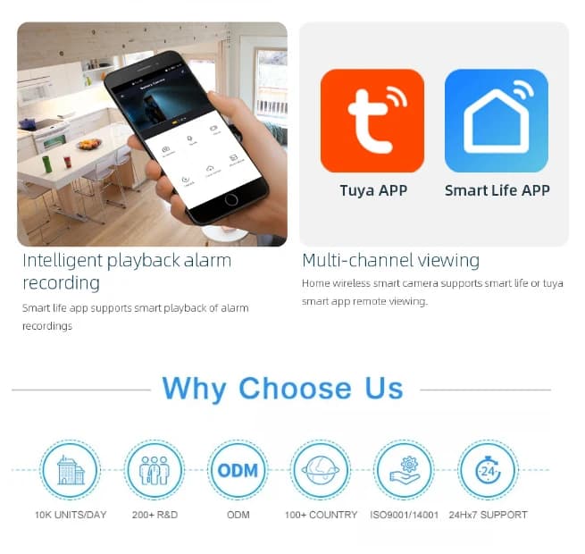 4.3 pollici Tuya APP WiFi Campanello Visual Door Spioncino Videocitofono Telecamera PIR Sicurezza domestica Citofono senza fili Doorviewer