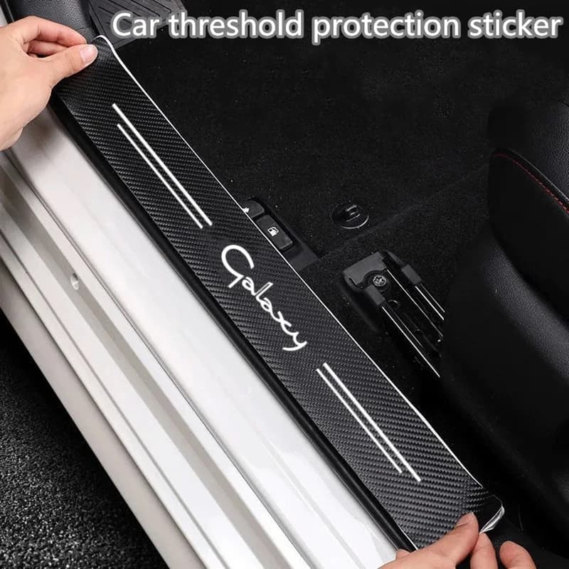 Adesivo per auto in fibra di carbonio, striscia protettiva antigraffio per portiera e bagagliaio, per Ford Galaxy MA6 2011 2015 2016, accessori