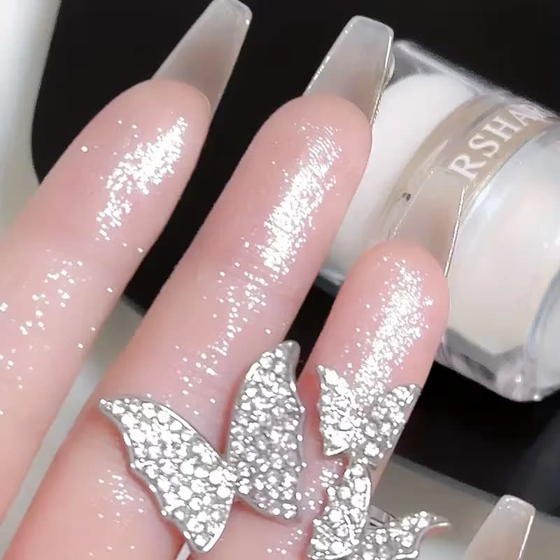 Evidenziatore glitterato, polvere glitterata per evidenziare le fate, polvere morbida e glitterata per evidenziatore sulla neve per viso e corpo, trucco evidenziatore