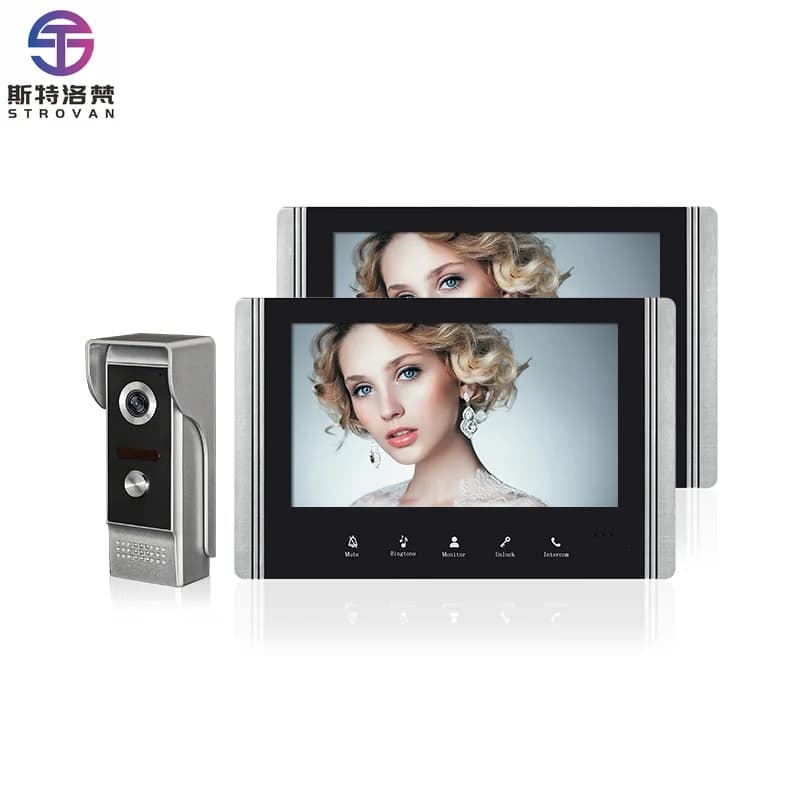 Videocitofono semplice con campanello Videocitofono a 4 fili Videocitofono bidirezionale impermeabile