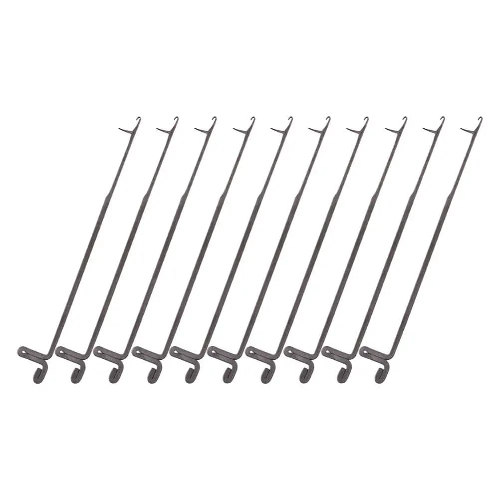 Set di 10 Uncinetti a Gancio Portatili Mini Kit di Uncinetti con Linguetta per Filati, Perline, Abbigliamento, Quilting, Ricamo e Cucito