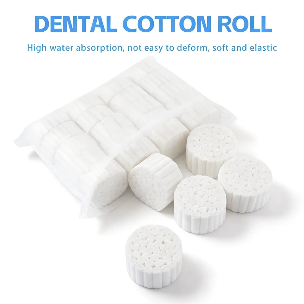 1000 pcs High Purity Cotton Rolls, High Purity Cotton Rolls for Dentali Jewelry, Supplies for Dentists, Whitening Tooths