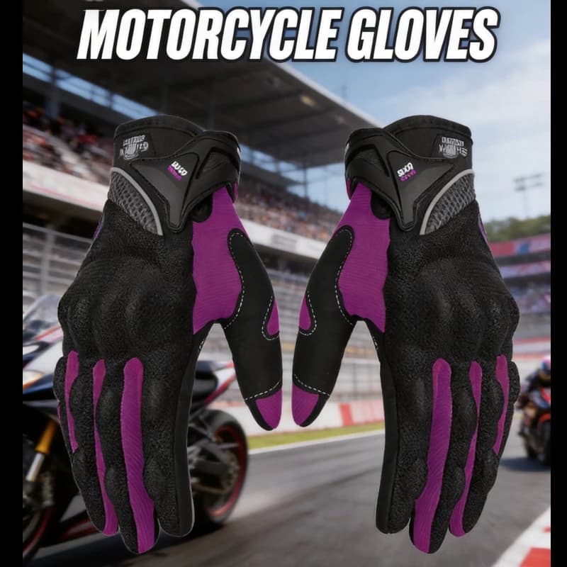 SUOMY Full Finger Motorcycle Gloves Summer Touch Screen Biker Racing Men Women Moto Guantes Cycling Anti Slip Gloves