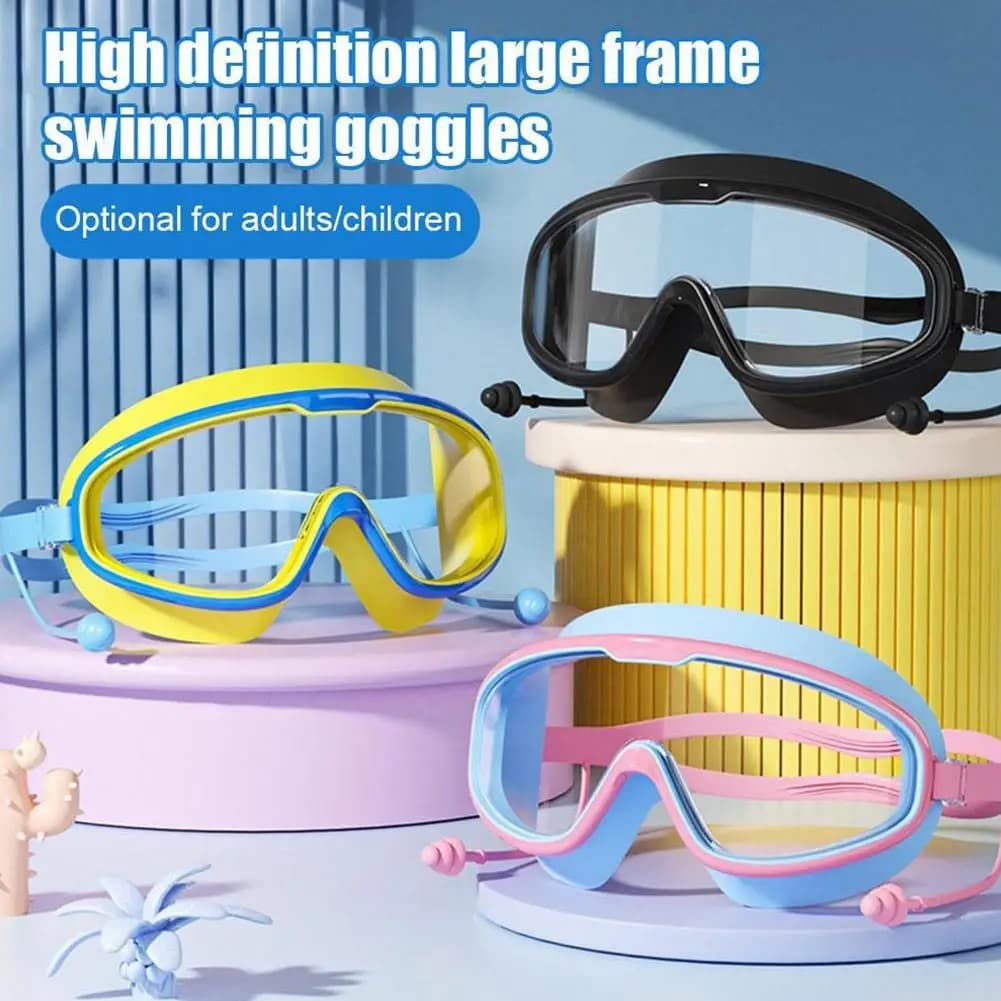 Children's Swimwear Large Frame HD View Children's Swimwear Waterproof Antifog Boys and Girls Multi-colored to choose from