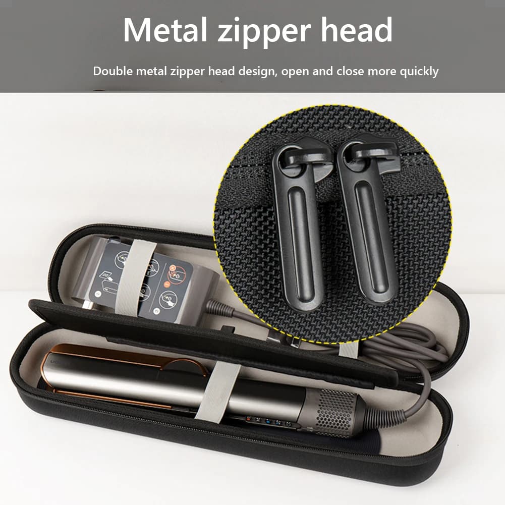 Custodia rigida in EVA anti-graffio, borsa da viaggio anti-polvere per piastra per capelli Dyson Airstrait HT01