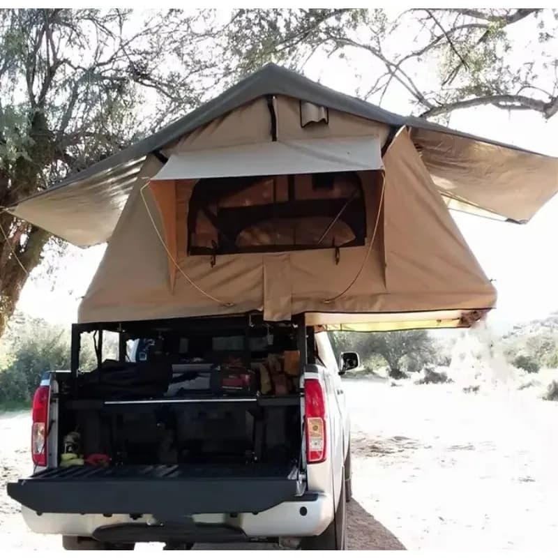 Soft Shell 4x4 Truck 3-4 Person Car Rooftop Tent Outdoor Soft Top Rooftop Camping Tent,Customization