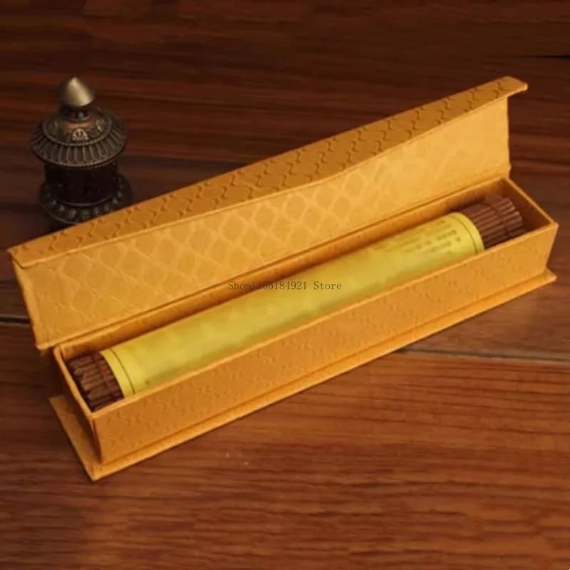 100pcs-box Natural Tibetan God of Wealth/Peace Incense Stick Household Indoor Worship Buddha Offering Soothe Purify Aromatherapy