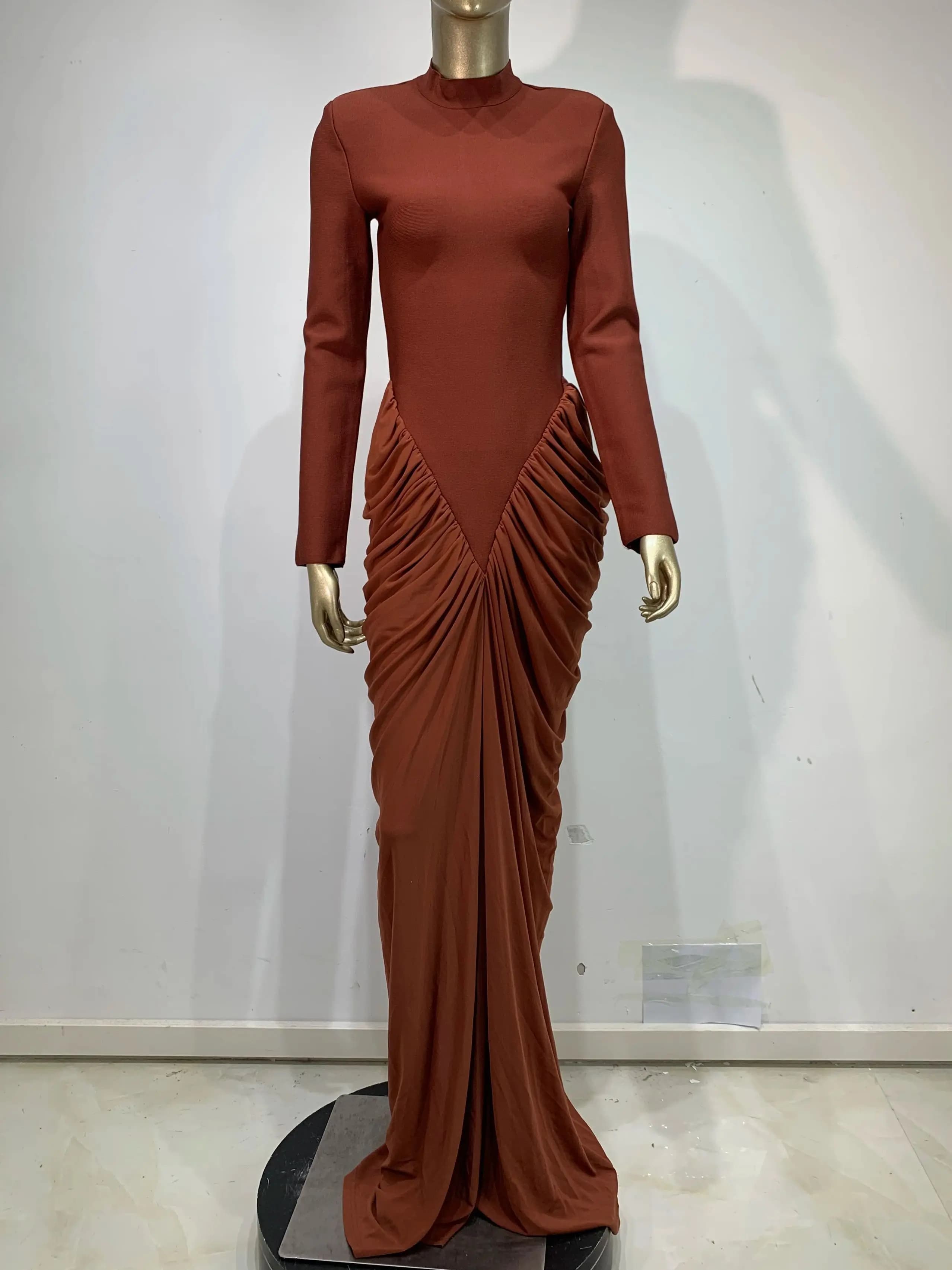 Abiti Lunghi Aderenti Sexy da Donna, Moda di Strada, Vestiti di Lusso per Feste, Compleanni, Serate, Cerimonie e Matrimoni
