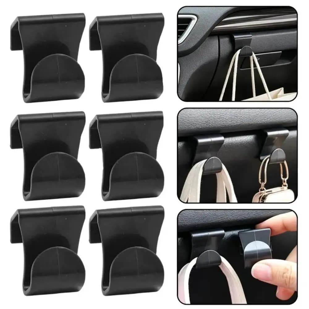 Plastic Car Glove Box Hook Strong Bearing Thin Clip Car Hanging Hook Space Saving No Drilling Glove Box Organizer
