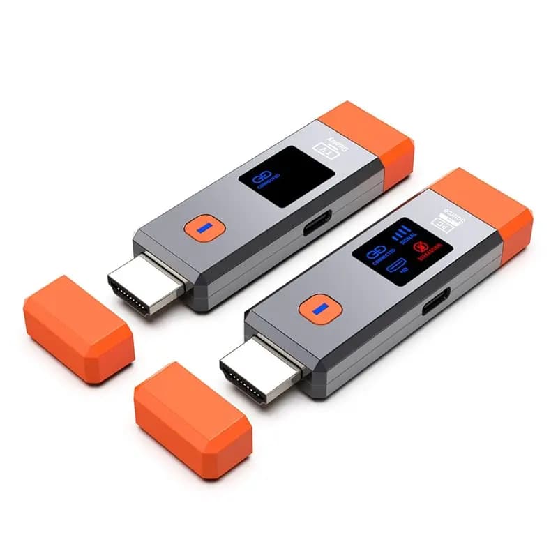B92B-Wireless - Extender Video Compatibile con Schermo, Ricevitore e Trasmettitore Adattatore per Collegare PC a Monitor, Proiettore o TV