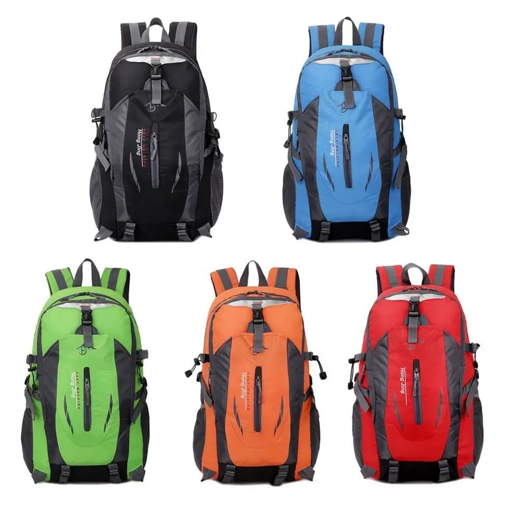 40L Large Capacity Bag Camping Walking Hiking Outdoor Travel Rucksack Durable Nylon Large Waterproof Backpack