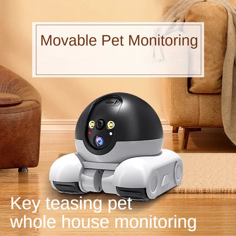Telecamera WIFI HD 1080P PTZ Protezione di sicurezza IP Telecamera di sorveglianza Monitoraggio automatico Animali domestici Monitor Telecamere robot per la casa intelligente