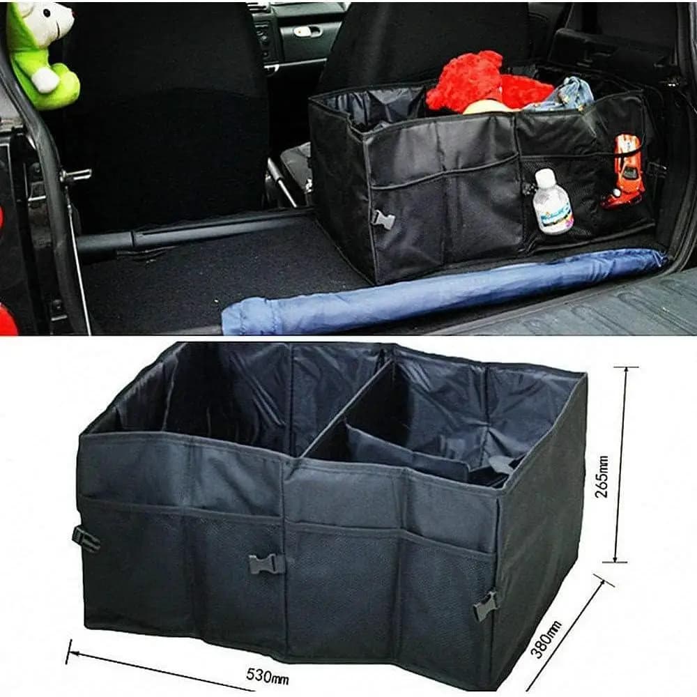 Baule pieghevole per auto portatile Organizzatore impermeabile Scatola portaoggetti per fessure per seggiolino auto Scatola portaoggetti per bagagliaio per auto Gap