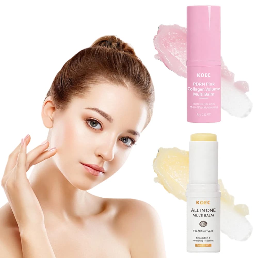 KOEC Multi Balm Stick - Tartufo Bianco Tutto in Uno, Nutriente e Levigante, PDRN Collagene Anti-Rughe, Idratante per Tutti i Tipi di Pelle
