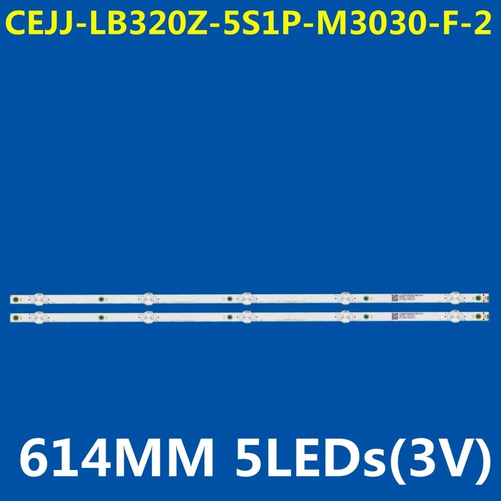 Striscia LED 5 Lampade Per CEJJ-LB320Z-5S1P-M3030-F-2 AOC LE32M3776 LE32M3778 LE32S5778 32PHF5292 32PHF5252 32PHF3212 32PHF3282/T3