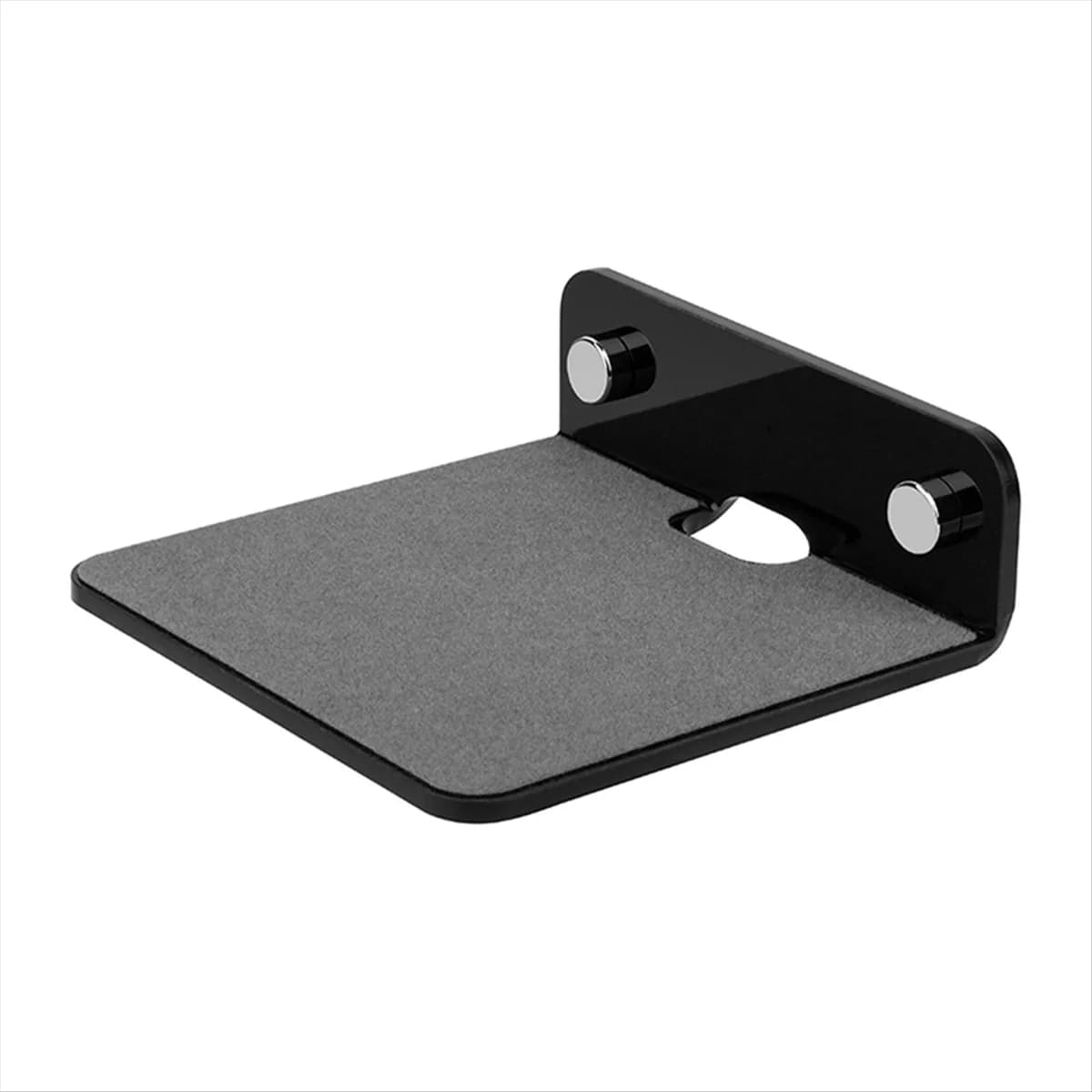 ABUOWall Supporto montato Altoparlante portatile multifunzionale Mensola a muro per Webcam Cellulari Router Altoparlante Nero