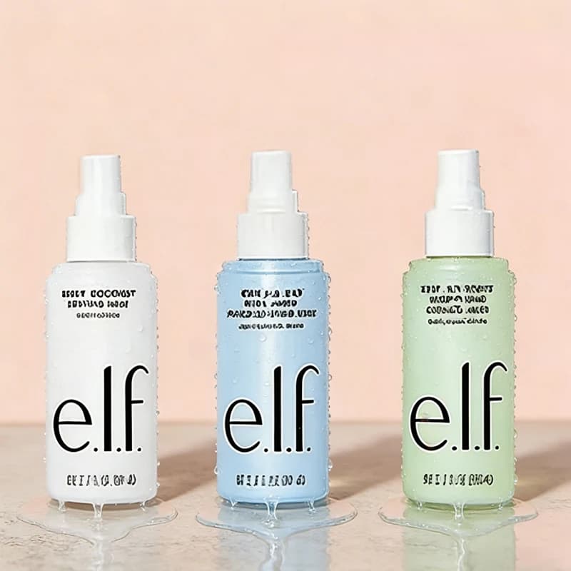 E.l.f Fondotinta Spray a Quattro Colori Effetto Trucco Stabile, Texture Leggera, Applicazione Naturale, Versione Migliorata Gel 75Ml