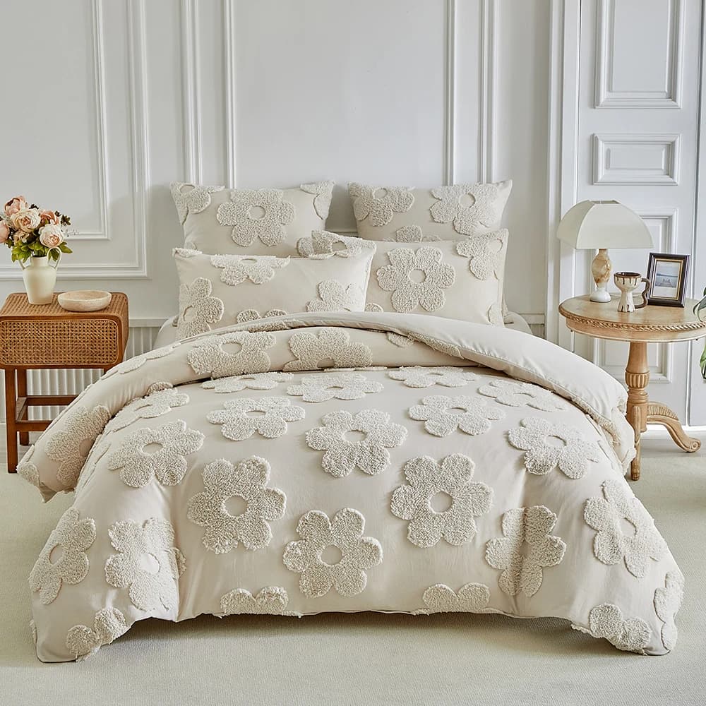 Duvet Cover Bedding Set Twin Full Queen King Size 135x200 Nordic Quilt Cover 240x220 Double Single Floral Bed Linen 200x200