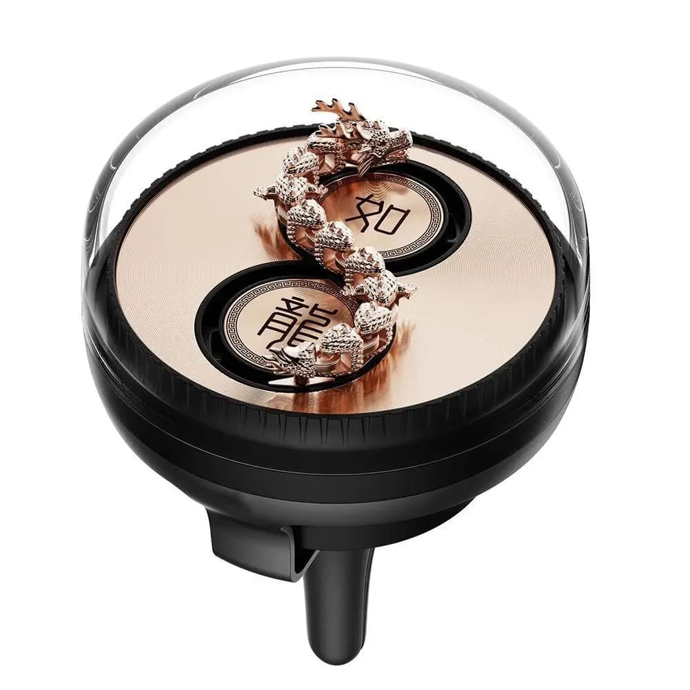 Essential Oil Diffuser for Dragon Shape Auto, Wind Powered, 360° Adjustable, with Premium Perfume Bearings for Home and Office
