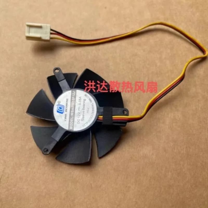 New CPU Fan for MODEL WSA05010F12J 12V 0.05A Hole Spacing 3.9X3.9 Diameter 4.5MM Graphics Card Cooling Fan