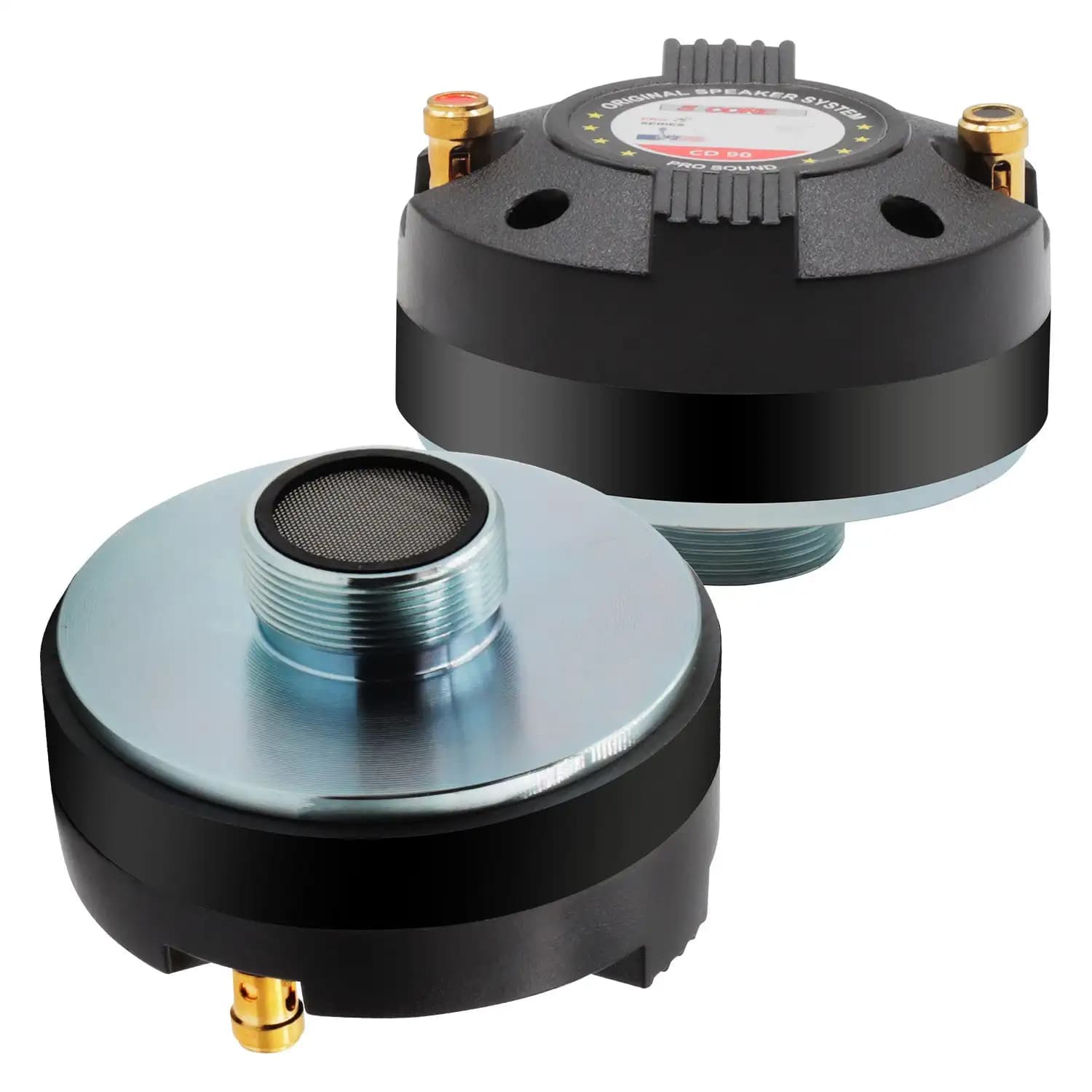 5 Core Compression Driver Titanium Voice Coil 200W Peak Audio Horn Speaker Tweeter System Super Loud CD 90