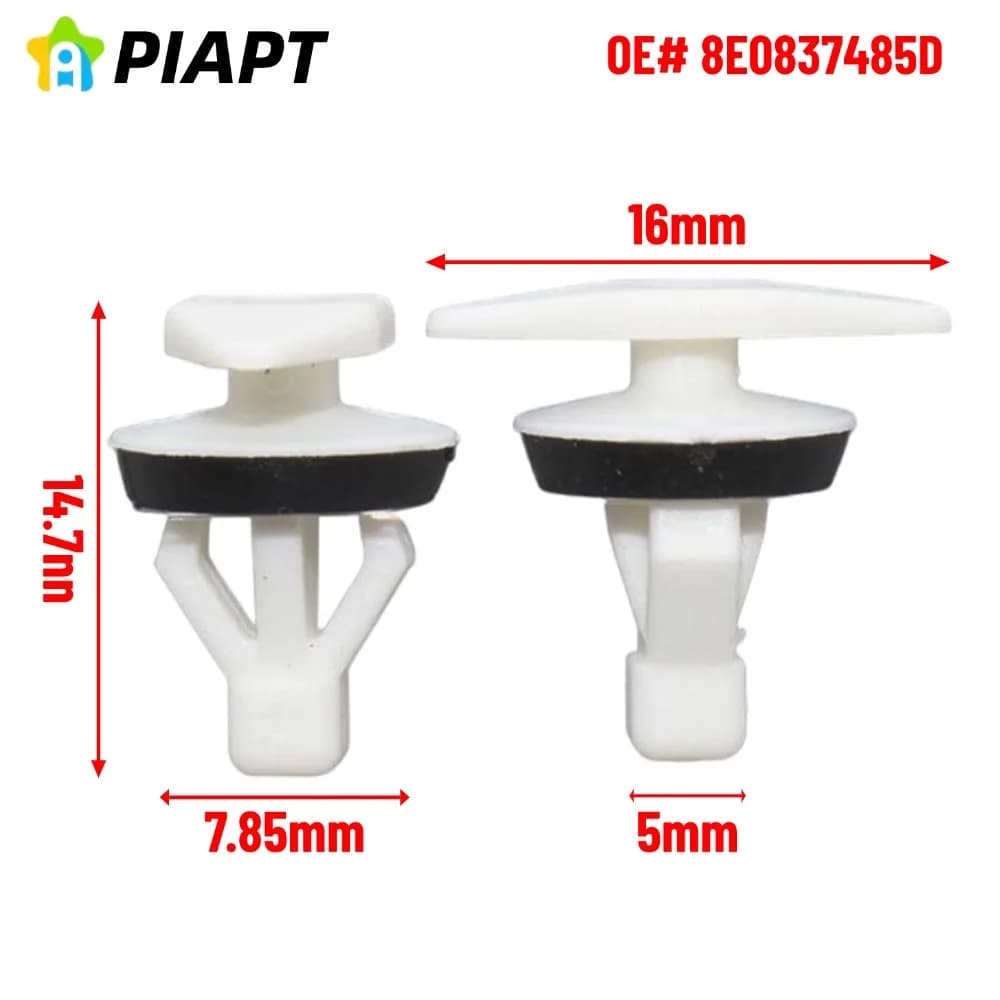 20 pezzi OE # 8E0-837-485-D 8E0837485D Clip di fissaggio per fermo guarnizione per porta per Audi A4