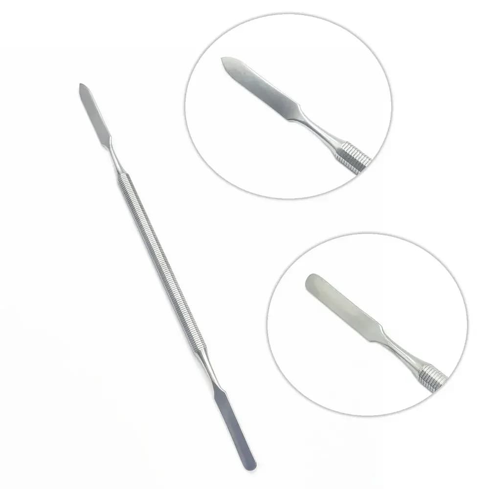 Stainless Steel Mixing Spatula Tool for Dental Nail Art Base for Shading Makeup Stick for Mixing Tools for Color