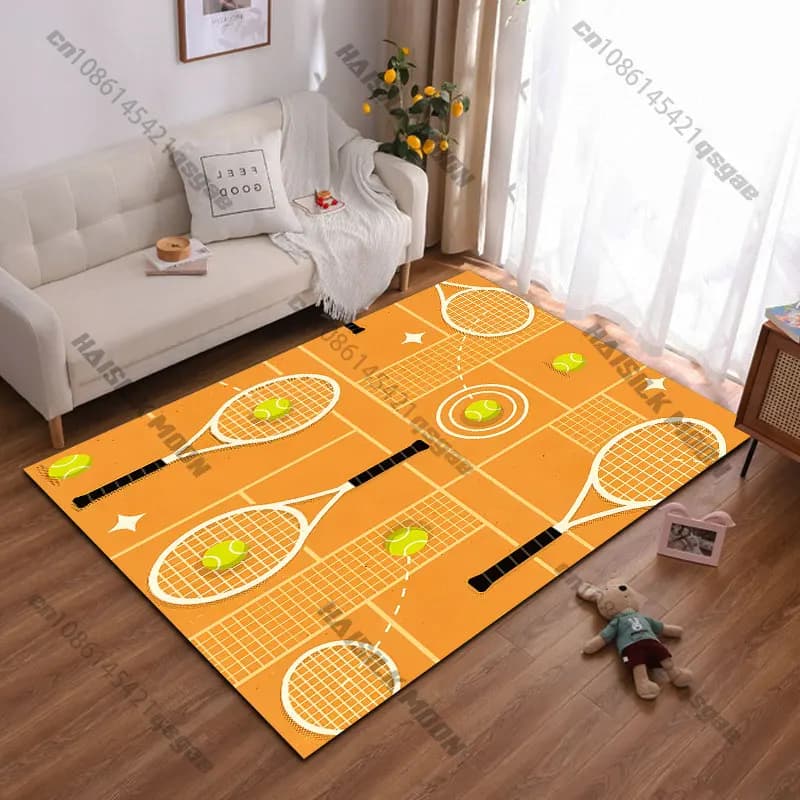 Tappeto da gioco per bambini, tappetino da yoga, tappeto per soggiorno, tappetino da gioco per tennis, tappeto per pallamanchette, tappeto per gattonare, zerbino, tappeto decorativo per ambienti, tappetino da gioco per pavimento