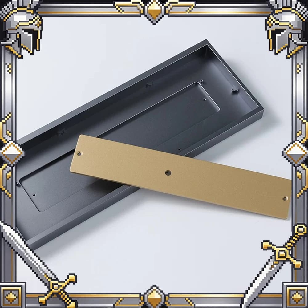 Tastiera meccanica personalizzata KBDfans Tofu60 Redux con contrappeso in ottone