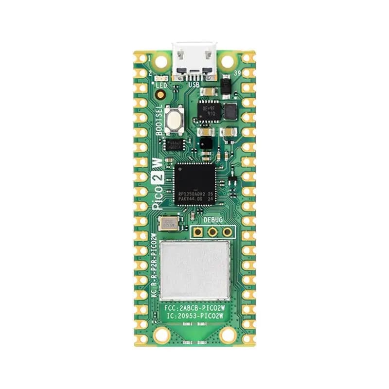 AY14 -For Raspberry Pi Pico 2 W Microcontroller Board, 2.4Ghz 802.11N Wireless LAN Wifi 4 And Bluetooth 5.2, Cortex-M33