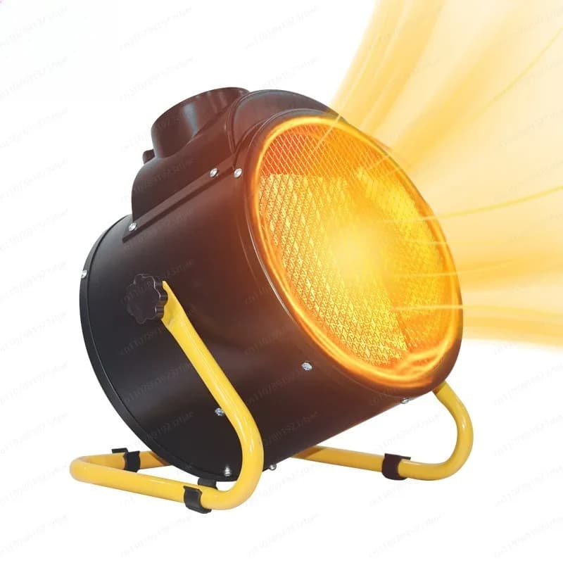 Riscaldatore da 3000 W Potente ventilatore centrifugo di ventilazione con riscaldamento elettrico resistente alle alte temperature