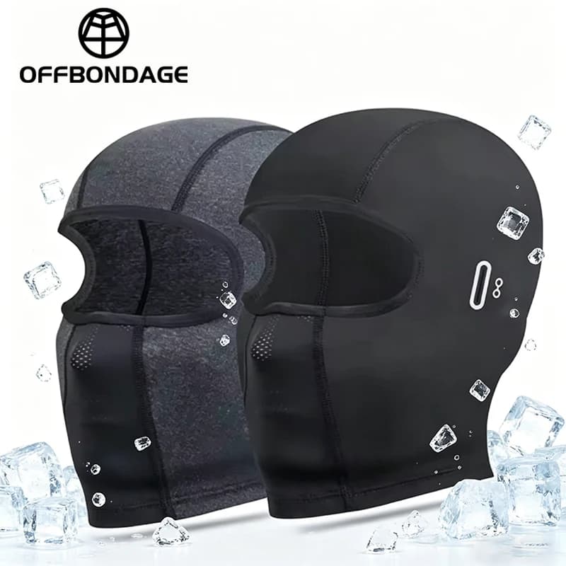 Balaclava da Moto Estiva con Protezione UV, Occhiali e Fori Traspiranti, Maschera Invernale Calda per Motociclisti, Uomo e Donna, ad Asciugatura Rapida