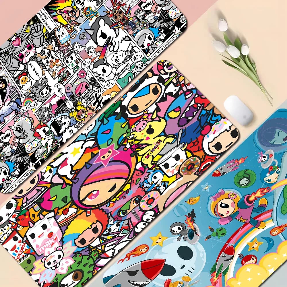 Giappone Cute Tokidoki Mousepad Boy Pad tappetino per mouse da gioco in gomma naturale dimensioni per Gaming World of tanks CS GO Zelda