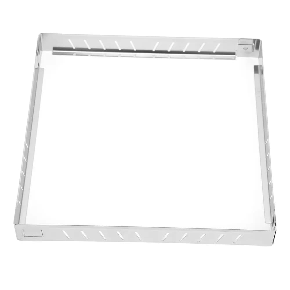 4 pcs/set Stainless Steel Camp Stove Shelter 40 Holes Shaped Foldable Windshield Stackable Windshield Mat Outdoor Cooking