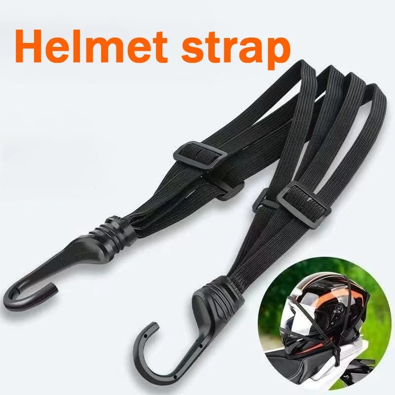 Versatile cinghia per bagagli per moto con gancio di sicurezza Casco elastico per portabagagli Attrezzatura in rete durevole per viaggi di tutti i giorni Un pezzo