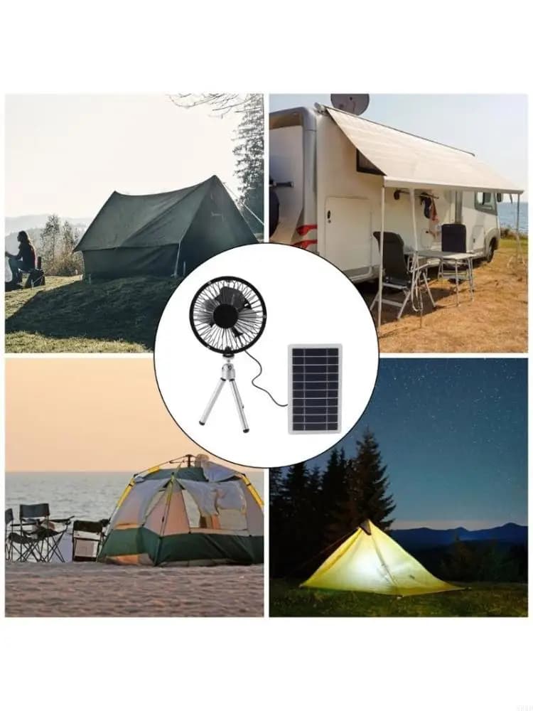 Ventola scarico del pannello solare multifunzionale ventola ventilatore a motore solare monocristallino per casa N58D