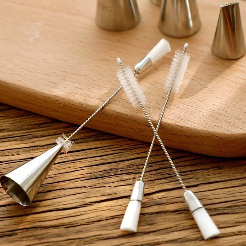 1PC Ugelli per tubazioni di glassa Spazzola per pulizia Strumento Mini Teiera Spazzole per bocca Cottura da cucina Bottiglia di latte per bambini Strumenti per la pulizia dei capezzoli