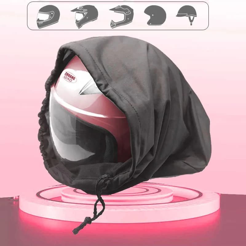 Helmet bag Soft plush pocket with bike oil Scooter Bike Bicycle Bicycle Helmet Protective bag with cover by means of complete helmet