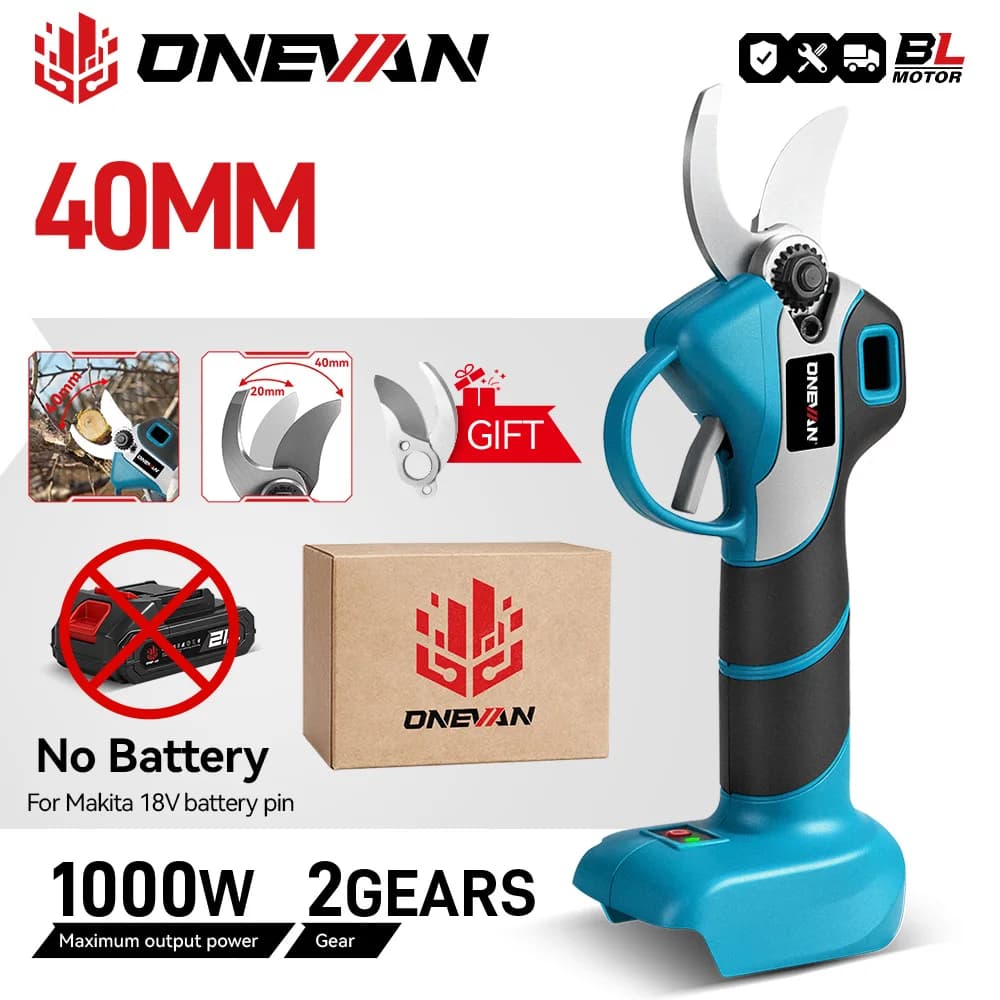 ONEVAN 1000W 2-speed ONEVAN 1000W 2-speed ONEVAN 1000W 2-speed wireless portable shears for wood cutting