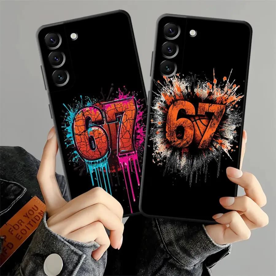 Cover per Telefono Graffiti Basketball 67 per Samsung Galaxy A57 A15 A73 A55 A23 A06 A53 A17 A37 A25 A16 A52 A36 A41 A50 A12 A70