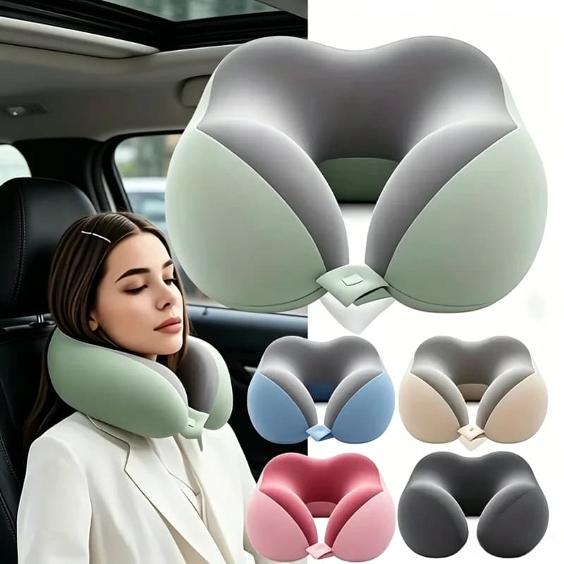U-shaped Neck Pillow，car Pillow，Medium Soft U-shaped Neck Pillow for Travel and Office | Ergonomically Designed