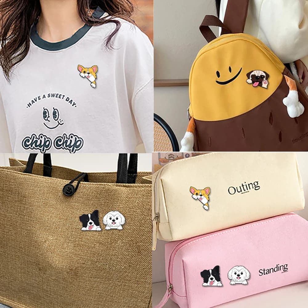 Toppe in tessuto con motivo a cartone animato, da applicare con ferro da stiro o cucire, per abbigliamento, borse, zaini, decorazioni fai da te, spille e accessori moda