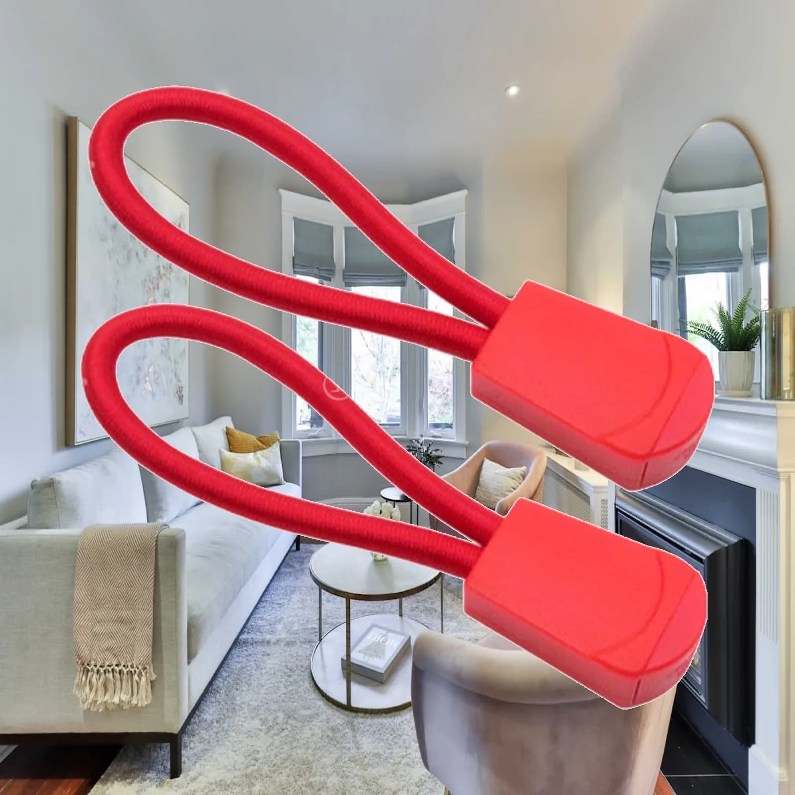 Portable Elastic Bungee Diving Retainer Strap Universal Snorkel Attachment for Scuba Gear and Underwater Use