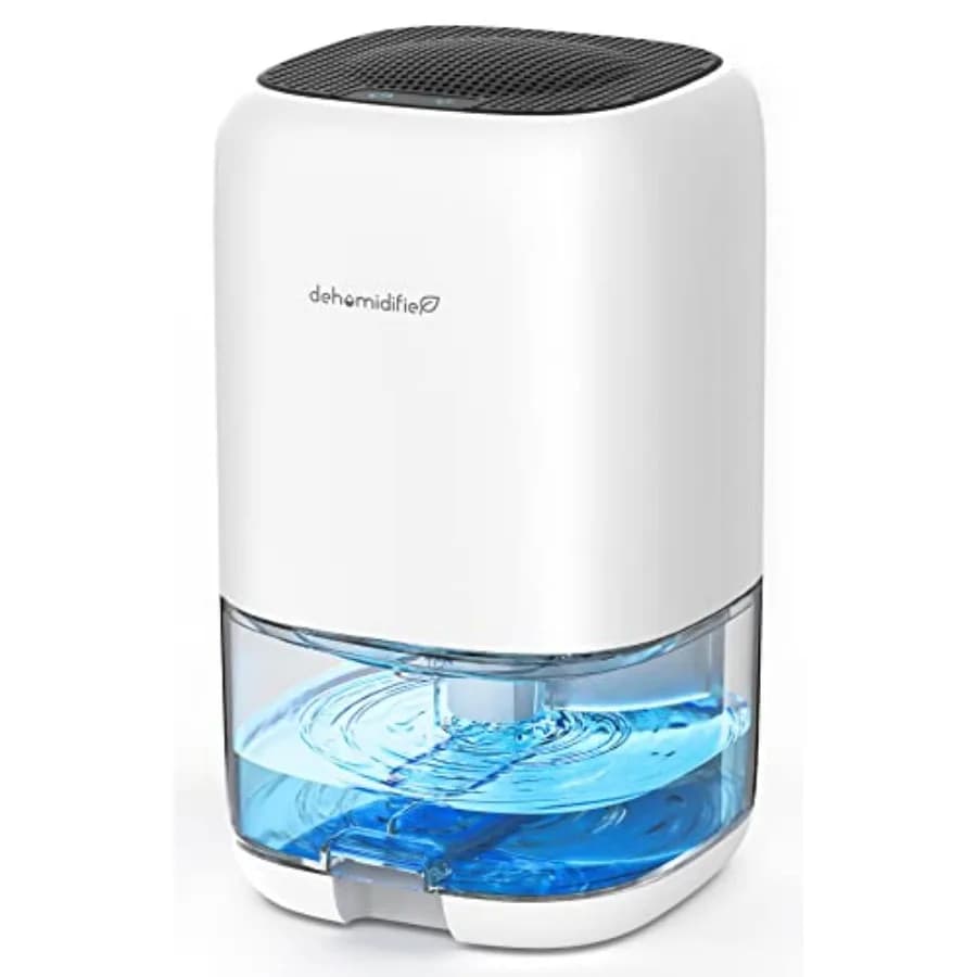 Deumidificatore da 35 OZ, piccolo deumidificatore silenzioso per camera da letto e casa, con spegnimento automatico, per ambienti fino a 280 piedi quadrati. ft Bathr