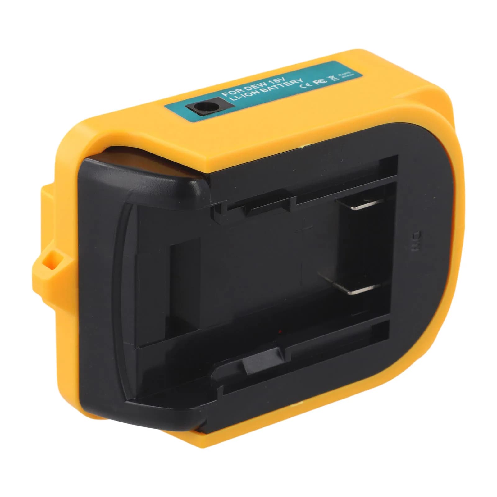 1 pz Adattatore di Alimentazione Per Adattatore Caricatore DEWALT Batterie 18 V Adattatore Accumulatori E Caricabatterie Di Riserva di Alimentazione Adattatore di Alimentazione Multifunzionale