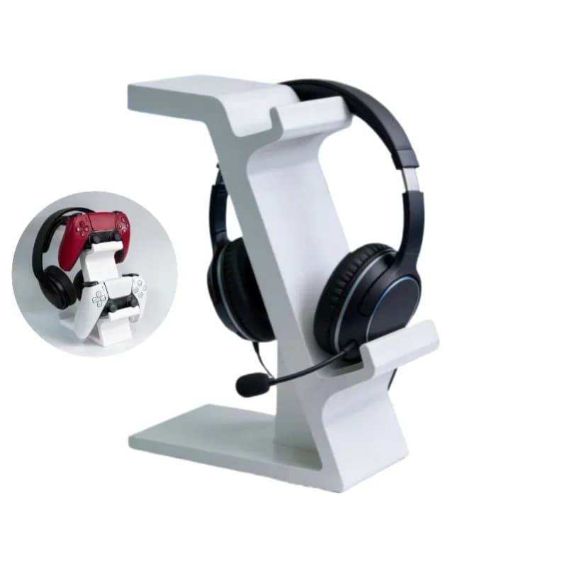 Supporto integrato per cuffie e controller di gioco, supporto universale regolabile multifunzionale per controller.